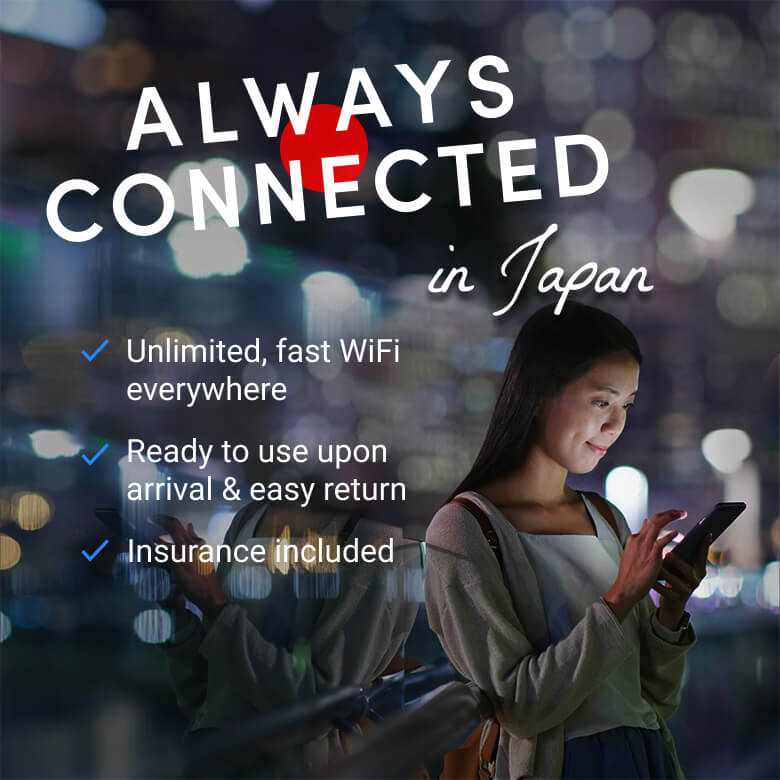 Unlimited pocket WiFi rental in Japan
