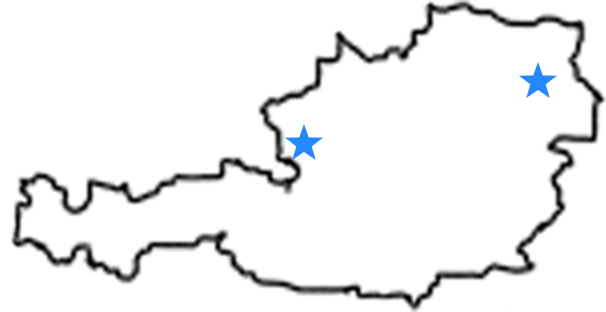 ウィーン 〜 ザルツブルク Map